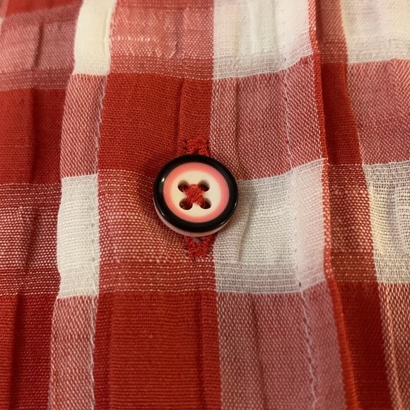 INTERNATIONAL LAUNDRY Button Down Plaid Shirt, Linen-Cotton, Sz. L/NWT - Picture 8 of 17